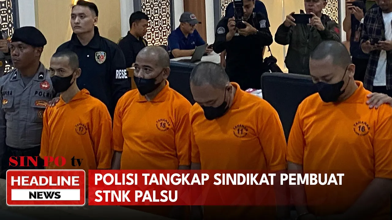 Polisi Tangkap Sindikat Pembuat STNK Palsu