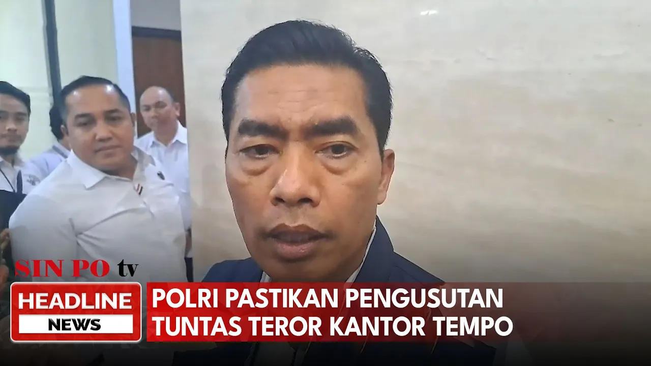 Polri Pastikan Pengusutan Tuntas Teror Kantor Tempo
