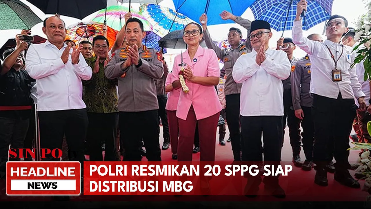 Polri Resmikan 20 SPPG Siap Distribusi MBG