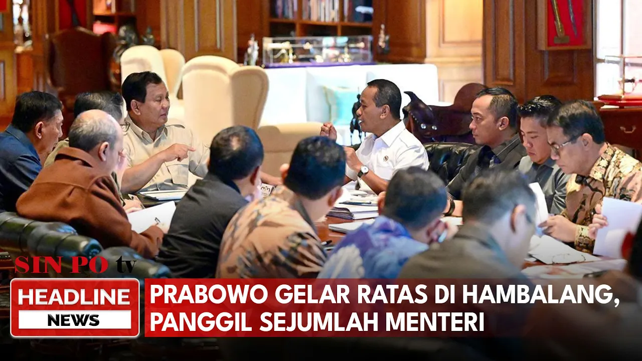 Prabowo Gelar Ratas Di Hambalang, Panggil Sejumlah Menteri