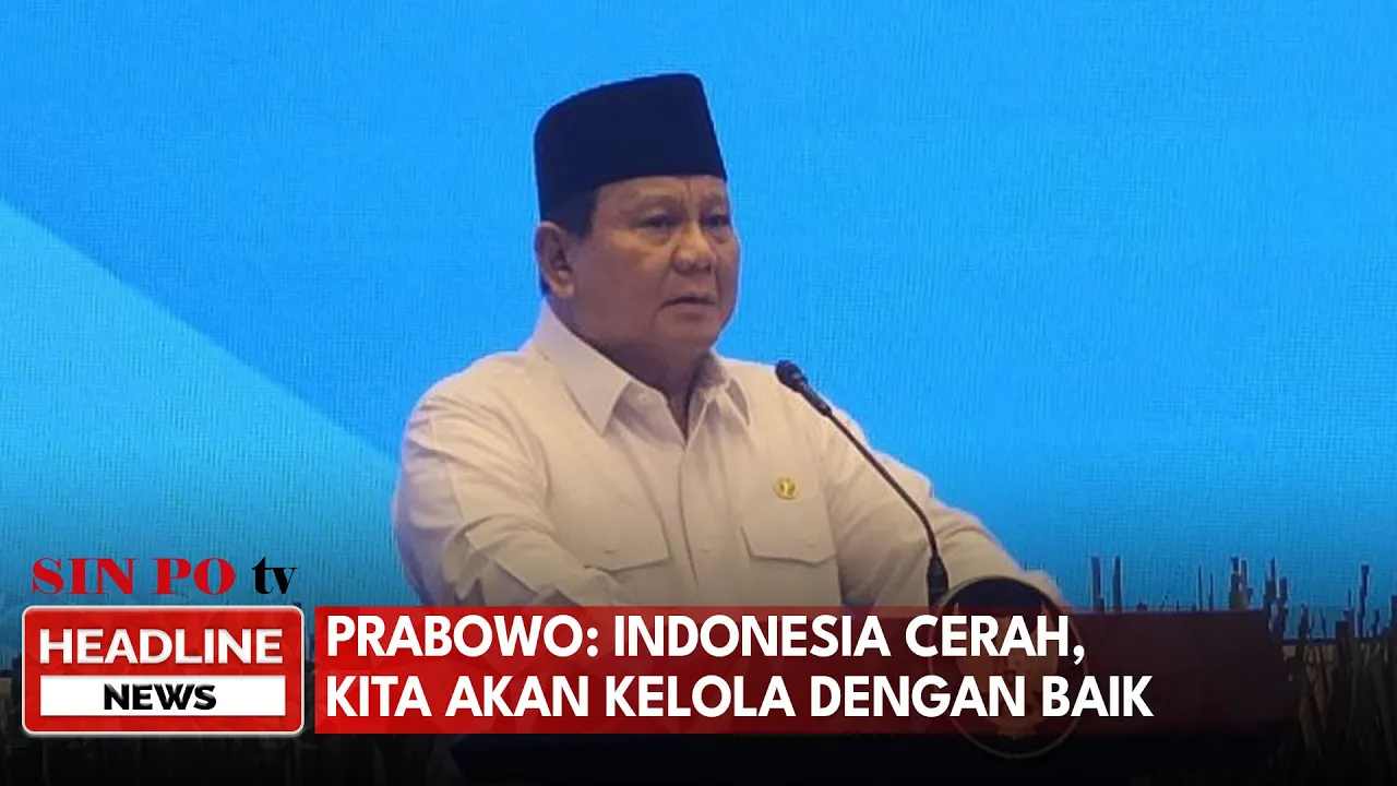 Prabowo: Indonesia Cerah, Kita akan Kelola dengan Baik