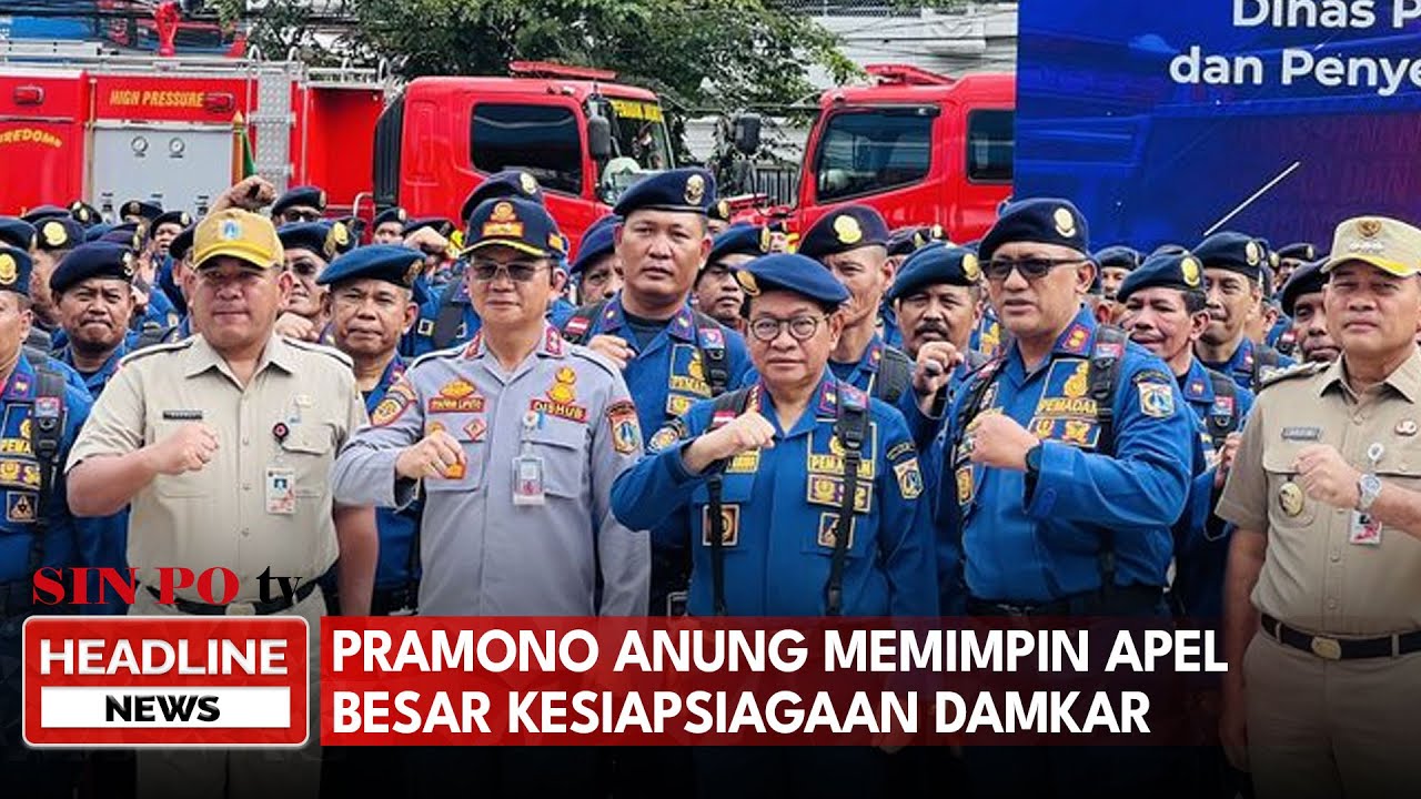 Pramono Anung Memimpin Apel Besar Kesiapsiagaan Damkar