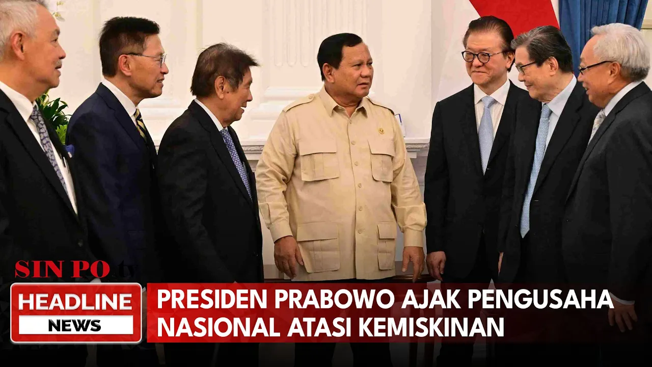 Presiden Prabowo Ajak Pengusaha Nasional Atasi Kemiskinan Dan Buka Lapangan Kerja