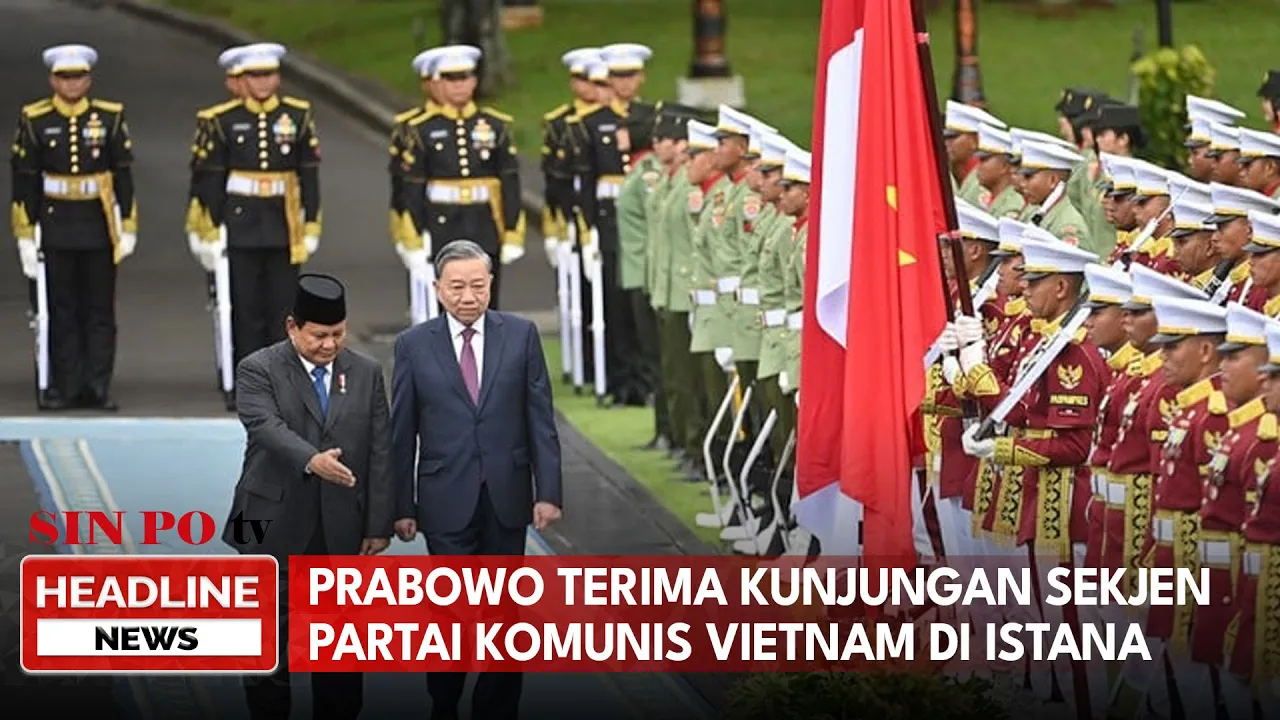 Presiden Prabowo Terima Kunjungan Sekjen Partai Komunis Vietnam Di Istana