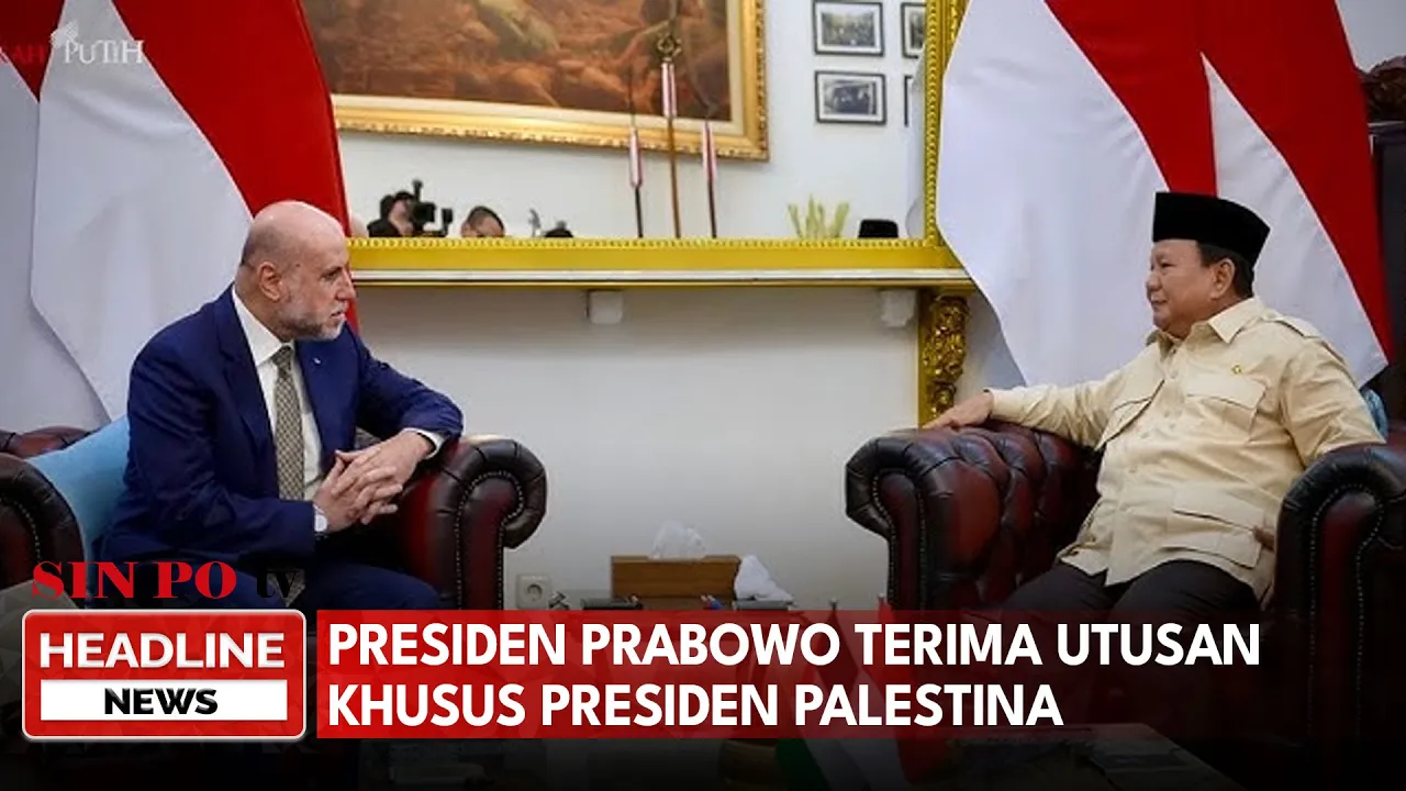 Presiden Prabowo Terima Utusan Khusus Presiden Palestina