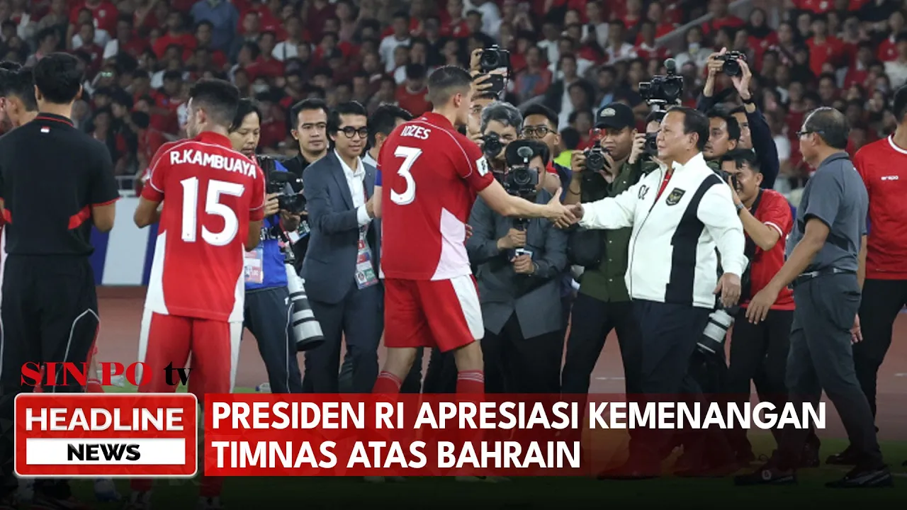Presiden RI Apresiasi Kemenangan Timnas Atas Bahrain