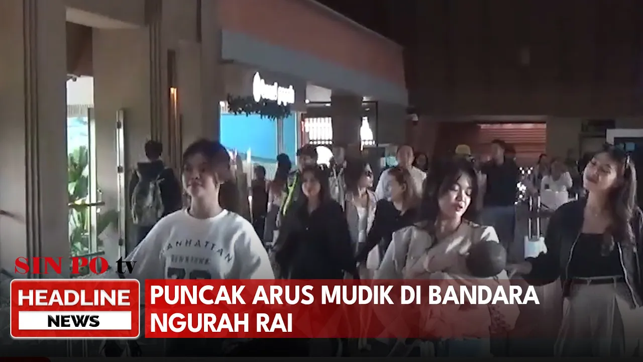 Puncak Arus Mudik Di Bandara Ngurah Rai