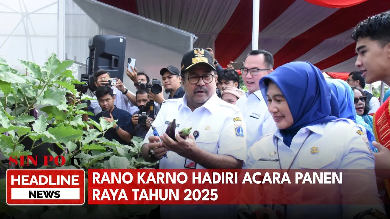 Rano Karno Hadiri Acara Panen Raya Tahun 2025