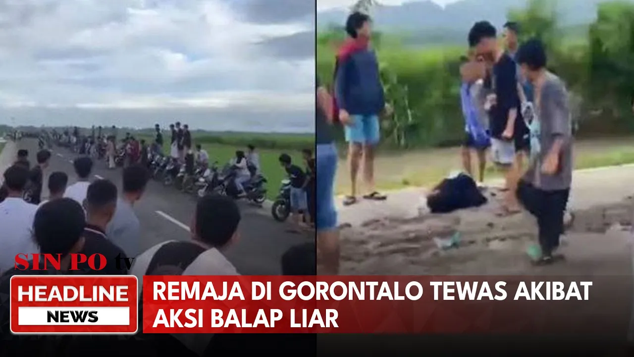 Remaja di Gorontalo Tewas Akibat Aksi Balap Liar