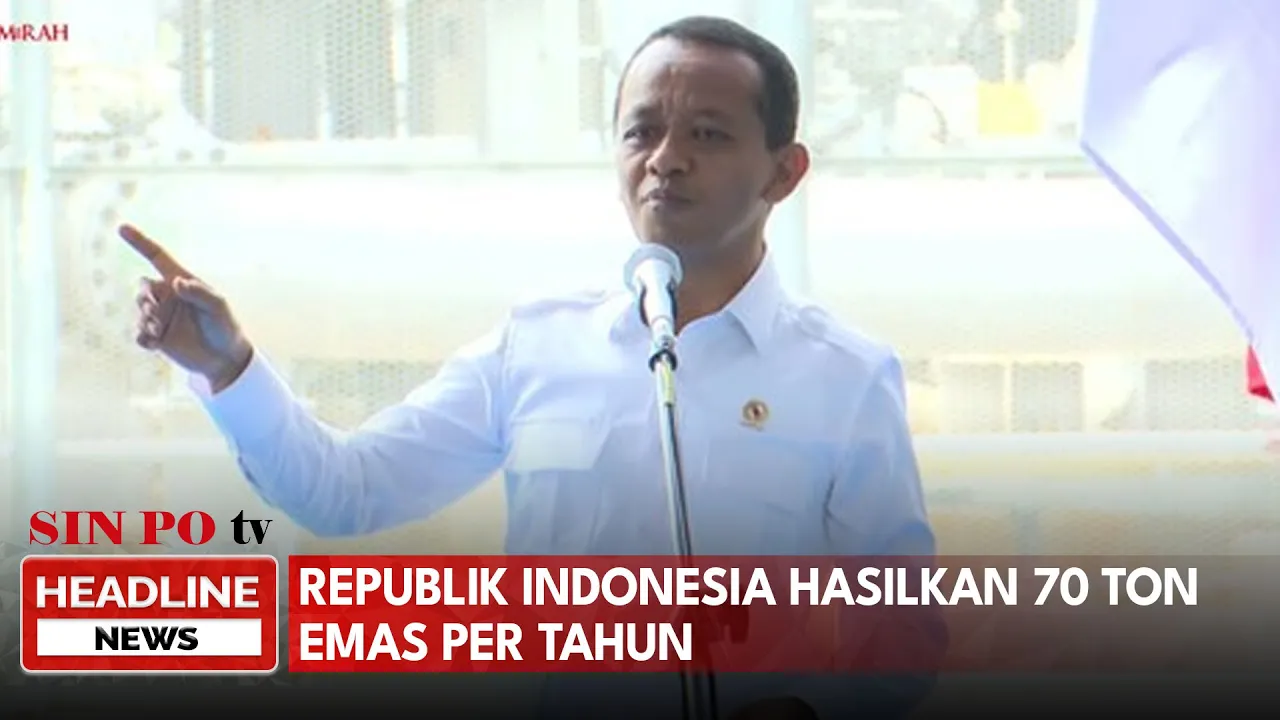 Republik Indonesia Hasilkan 70 Ton Emas Per Tahun