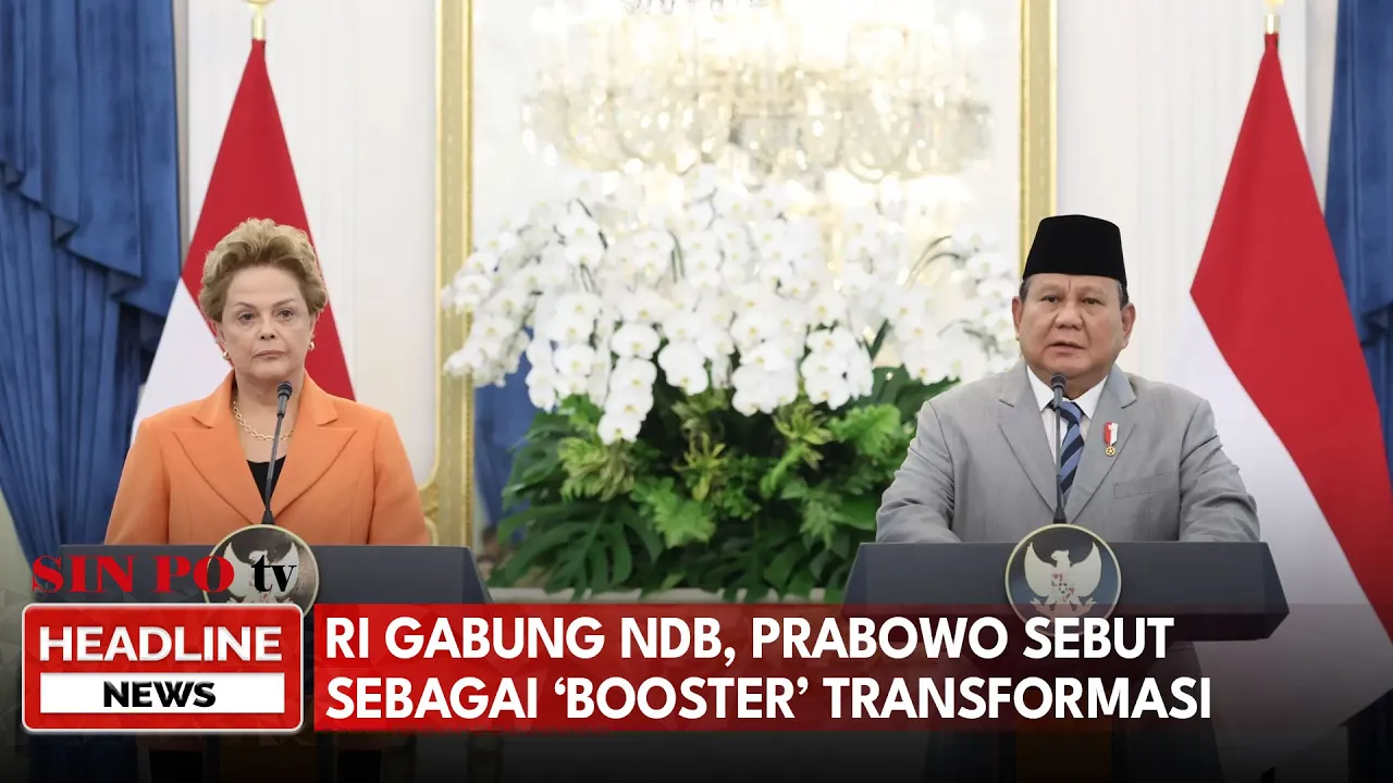 RI Gabung NDB, Prabowo Sebut Sebagai ‘Booster’ Transformasi