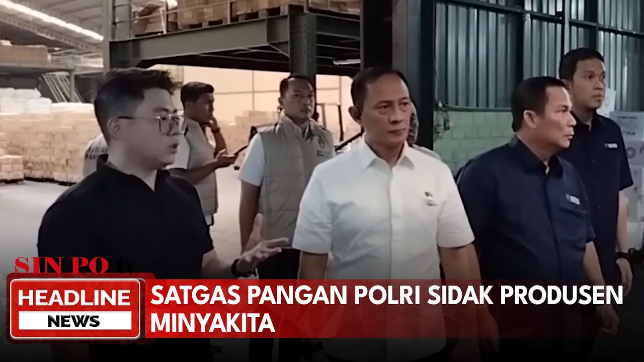 Satgas Pangan Polri Sidak Produsen Minyakita