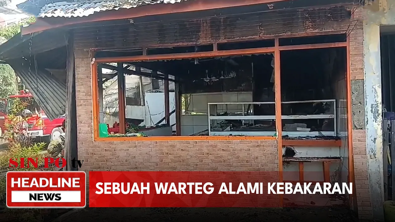 Sebuah Warteg Alami Kebakaran