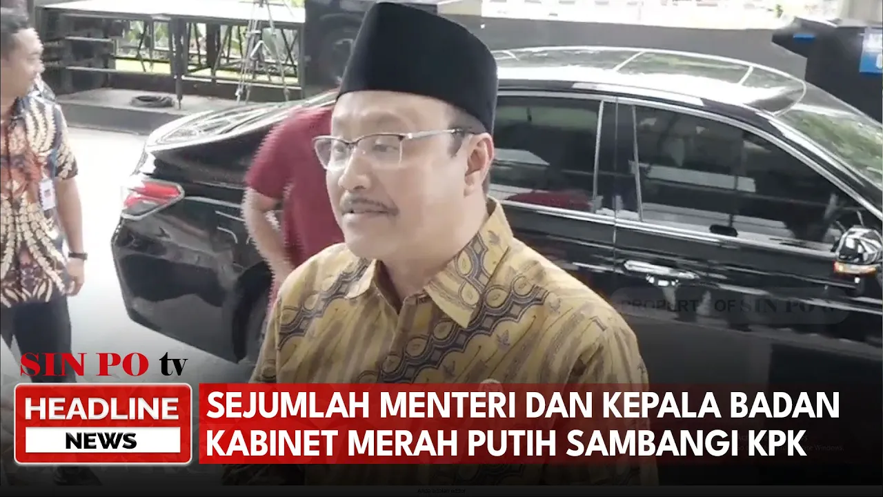 Sejumlah Menteri Dan Kepala Badan Kabinet Merah Putih Sambangi KPK