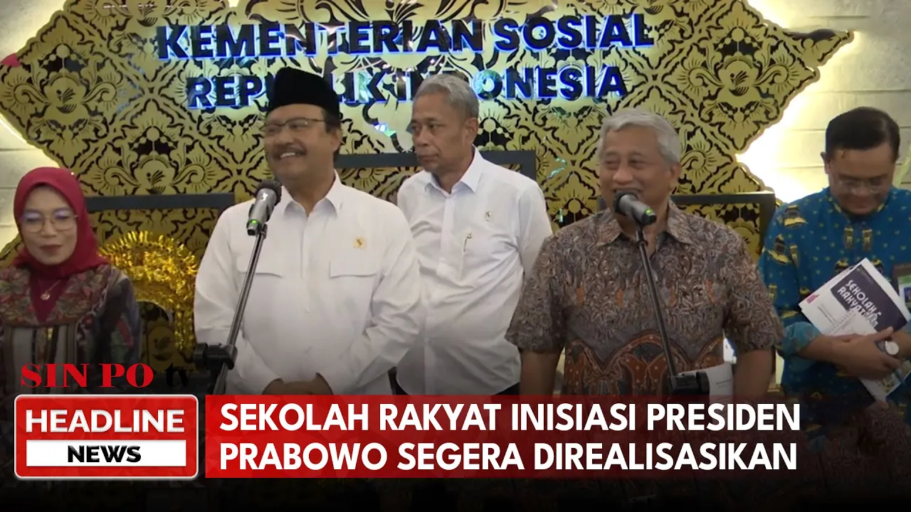Sekolah Rakyat Inisiasi Presiden Prabowo Segera Direalisasikan