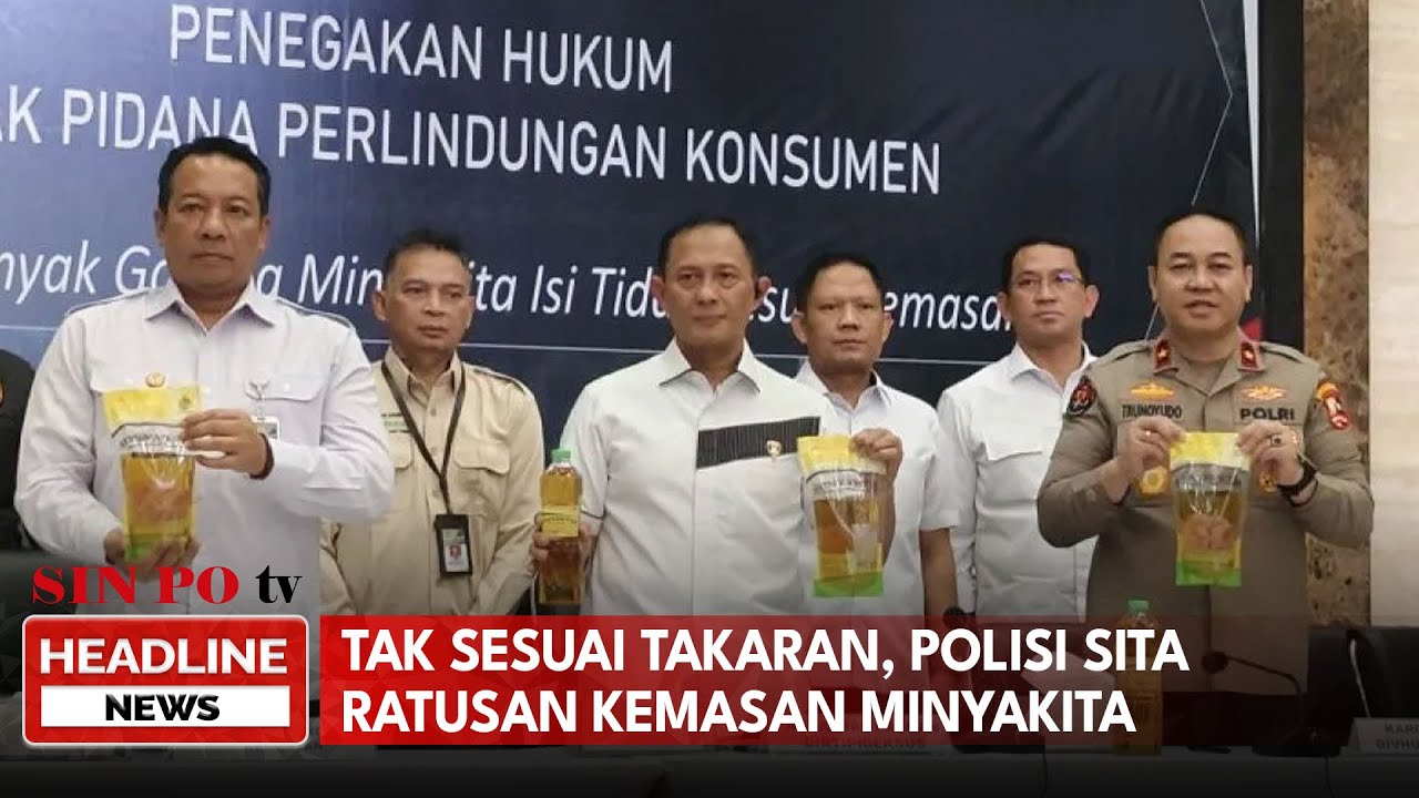 Tak Sesuai Takaran, Polisi Sita Ratusan Kemasan Minyakita