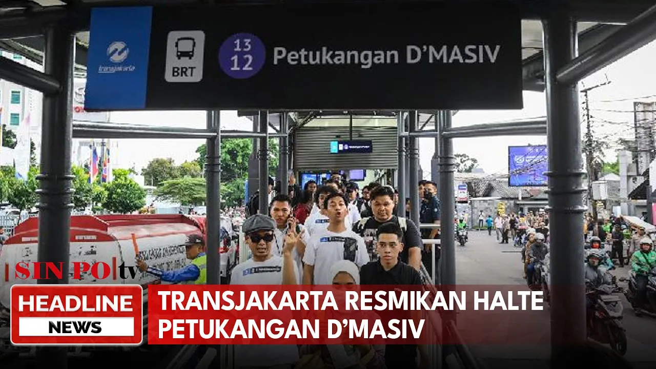 Transjakarta Resmikan Halte Petukangan D’masiv