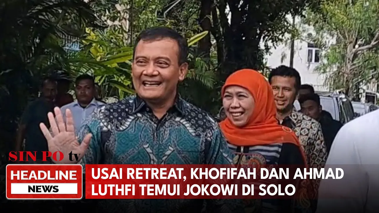 Usai Retreat, Khofifah Dan Ahmad Luthfi Temui Jokowi Di Solo