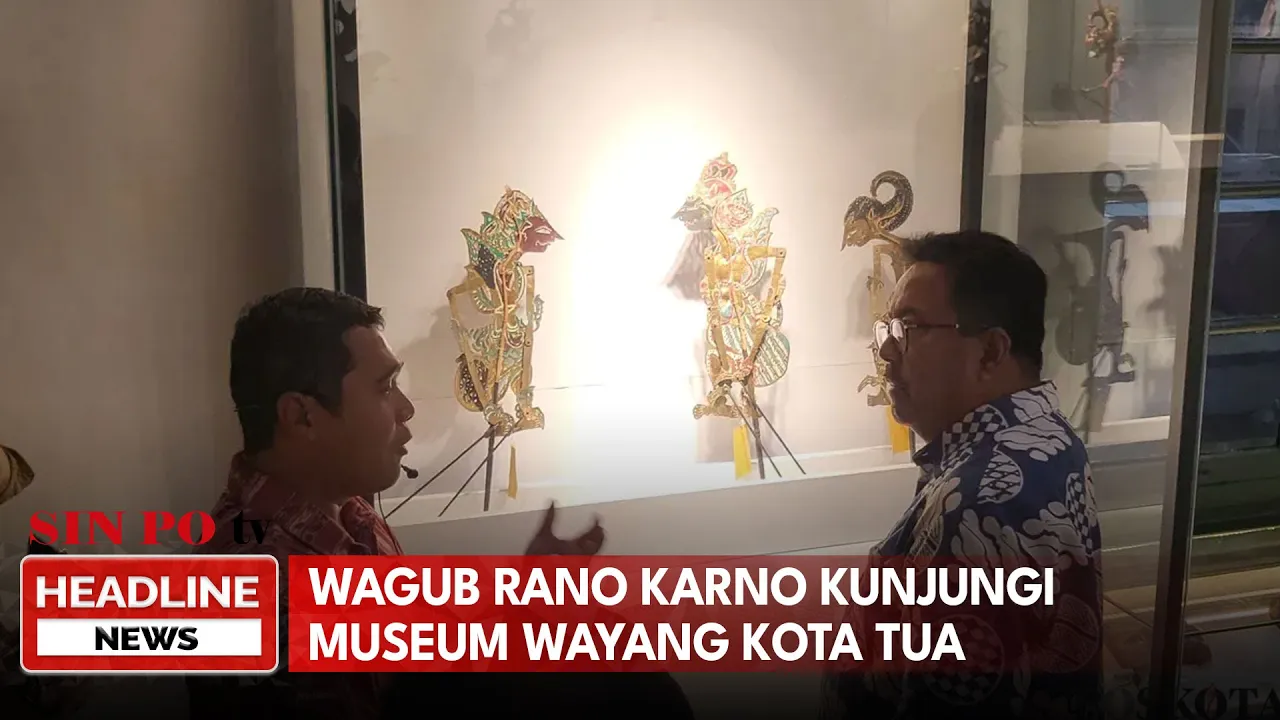 Wagub Rano Karno Kunjungi Museum Wayang Kota Tua