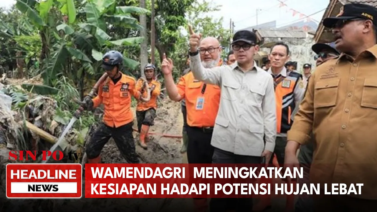 Wamendagri Meningkatkan Kesiapan Menghadapi Potensi Hujan Lebat