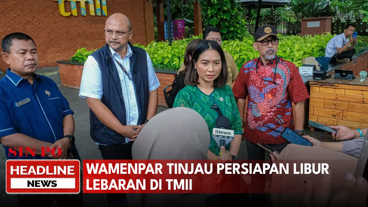 Wamenpar Tinjau Persiapan Libur Lebaran di TMII