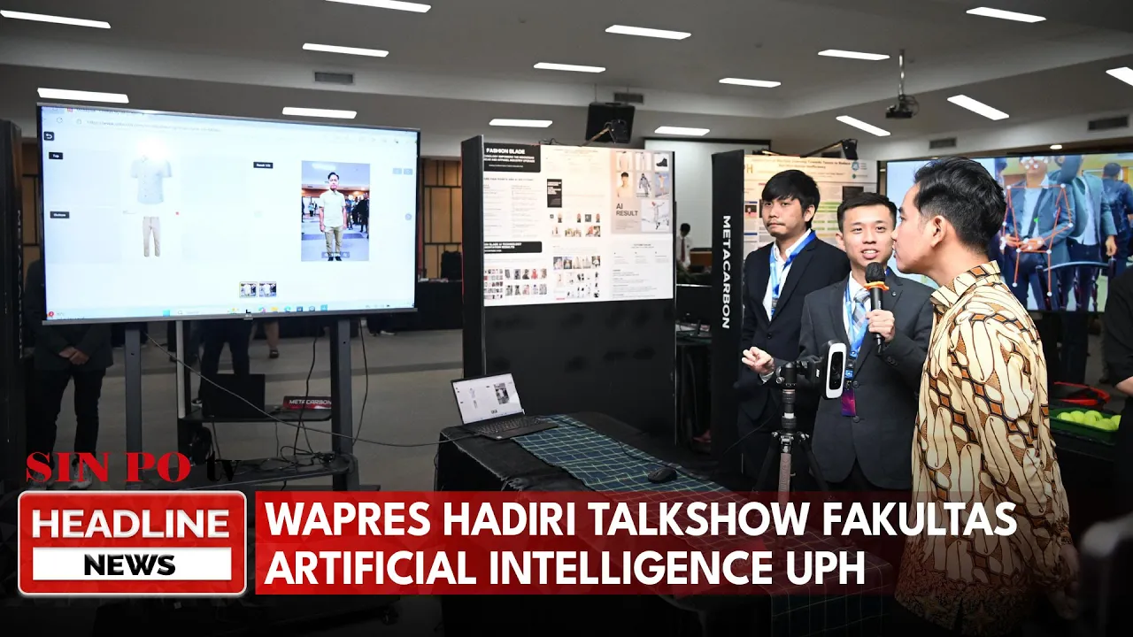 Wapres Hadiri Talkshow Fakultas Artificial Intelligence UPH