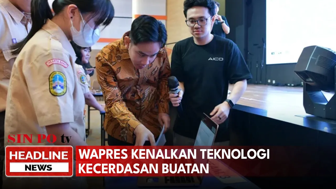 Wapres Kenalkan Teknologi Kecerdasan Buatan di SMA Bunda Mulia