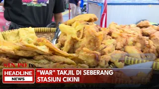 "War" Takjil di Seberang Stasiun Cikini