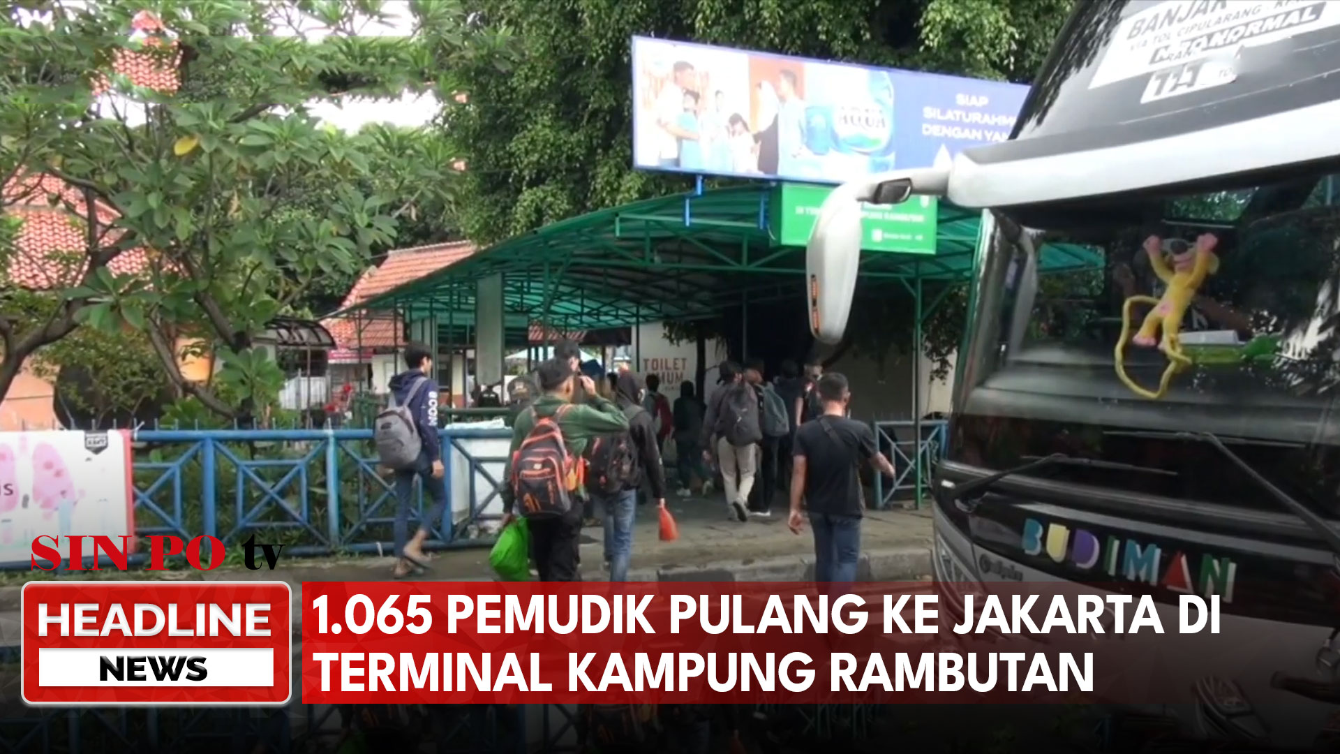1.065 Pemudik Pulang Ke Jakarta Melalui Terminal Kampung Rambutan