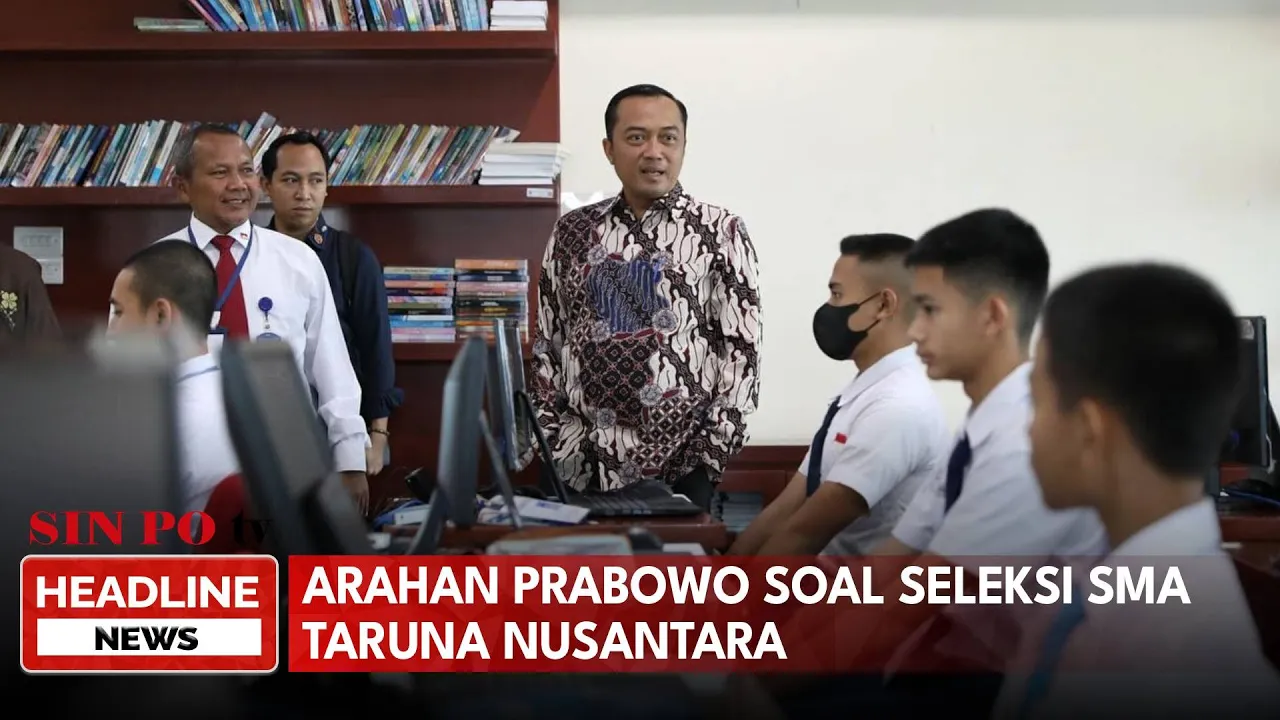 Arahan Prabowo Soal Seleksi SMA Taruna Nusantara