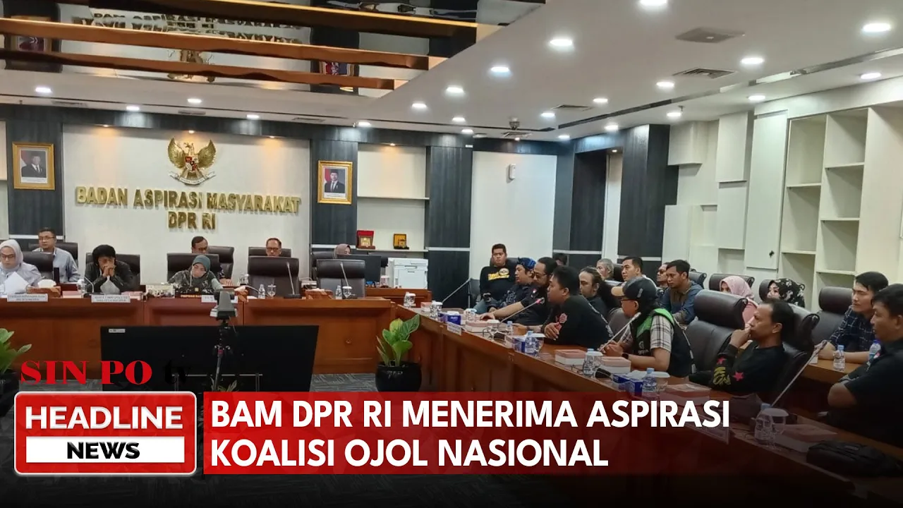 BAM DPR RI Menerima Aspirasi Koalisi Ojol Nasional