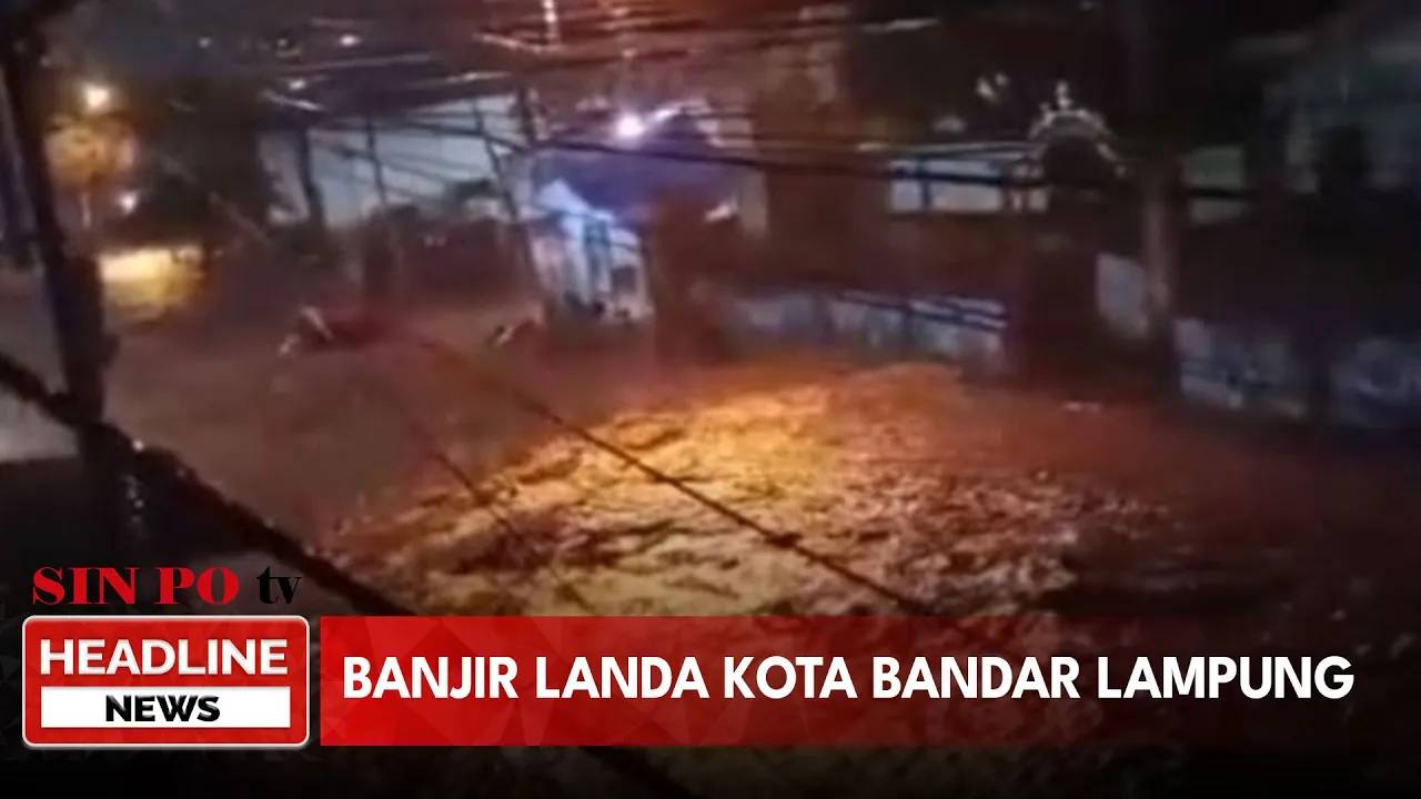 Banjir Landa Kota Bandar Lampung