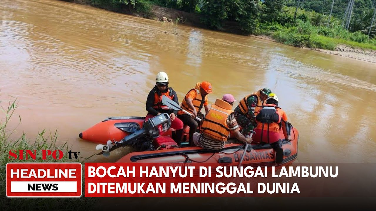 Bocah Hanyut Di Sungai Lambunu Ditemukan Meninggal Dunia