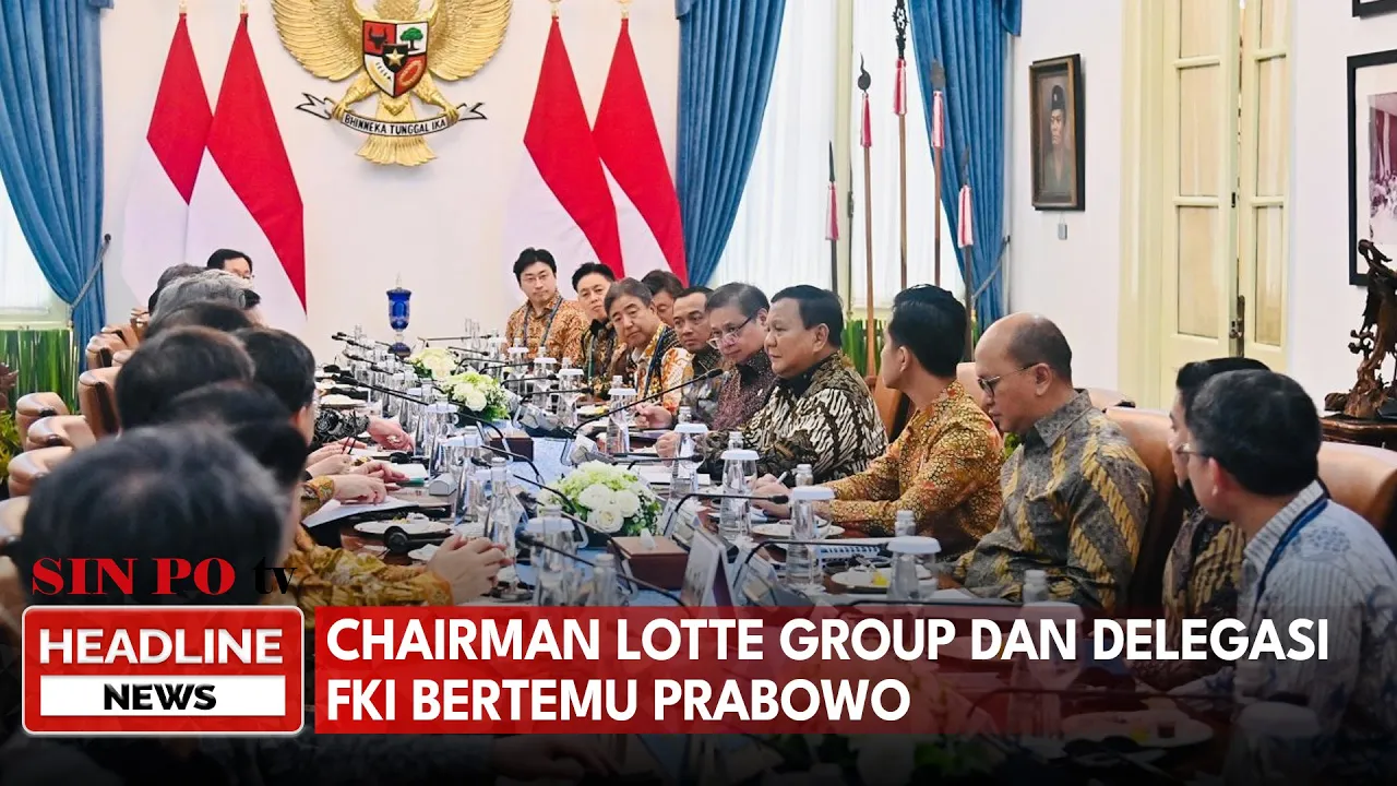 Chairman Lotte Group dan Delegasi FKI Bertemu Prabowo
