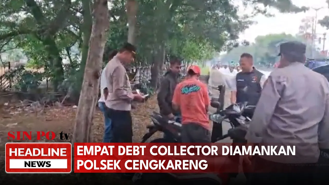 Empat Debt Collector Diamankan Polsek Cengkareng