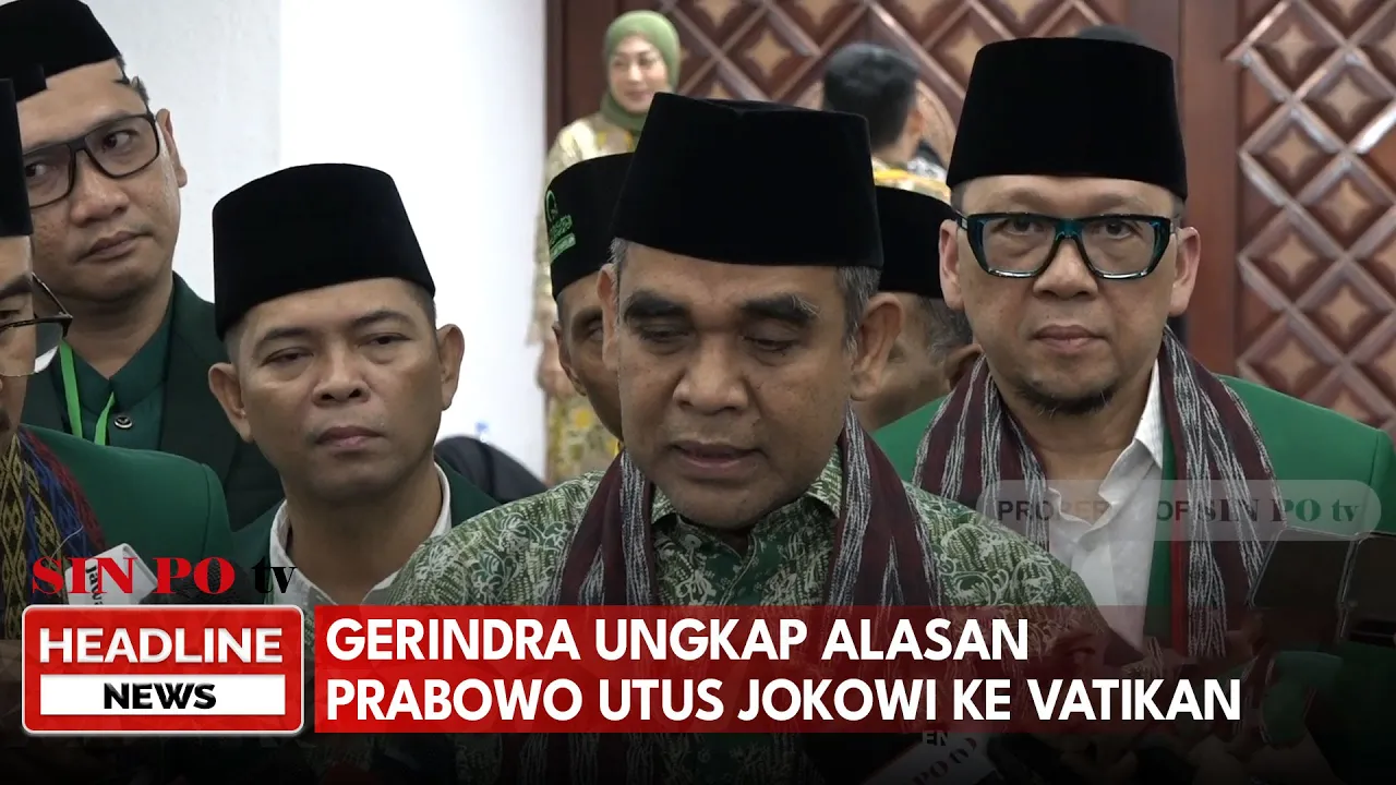 Gerindra Ungkap Alasan Prabowo Utus Jokowi Ke Vatikan