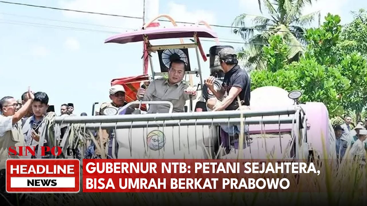 Gubernur NTB: Petani Sejahtera Bisa Umrah Berkat Prabowo