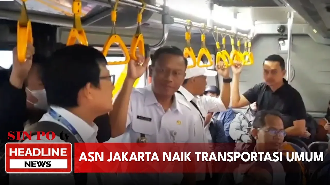 Hari Pertama Instruksi Gubernur, ASN Pemkot Jaksel Gunakan Transportasi Umum