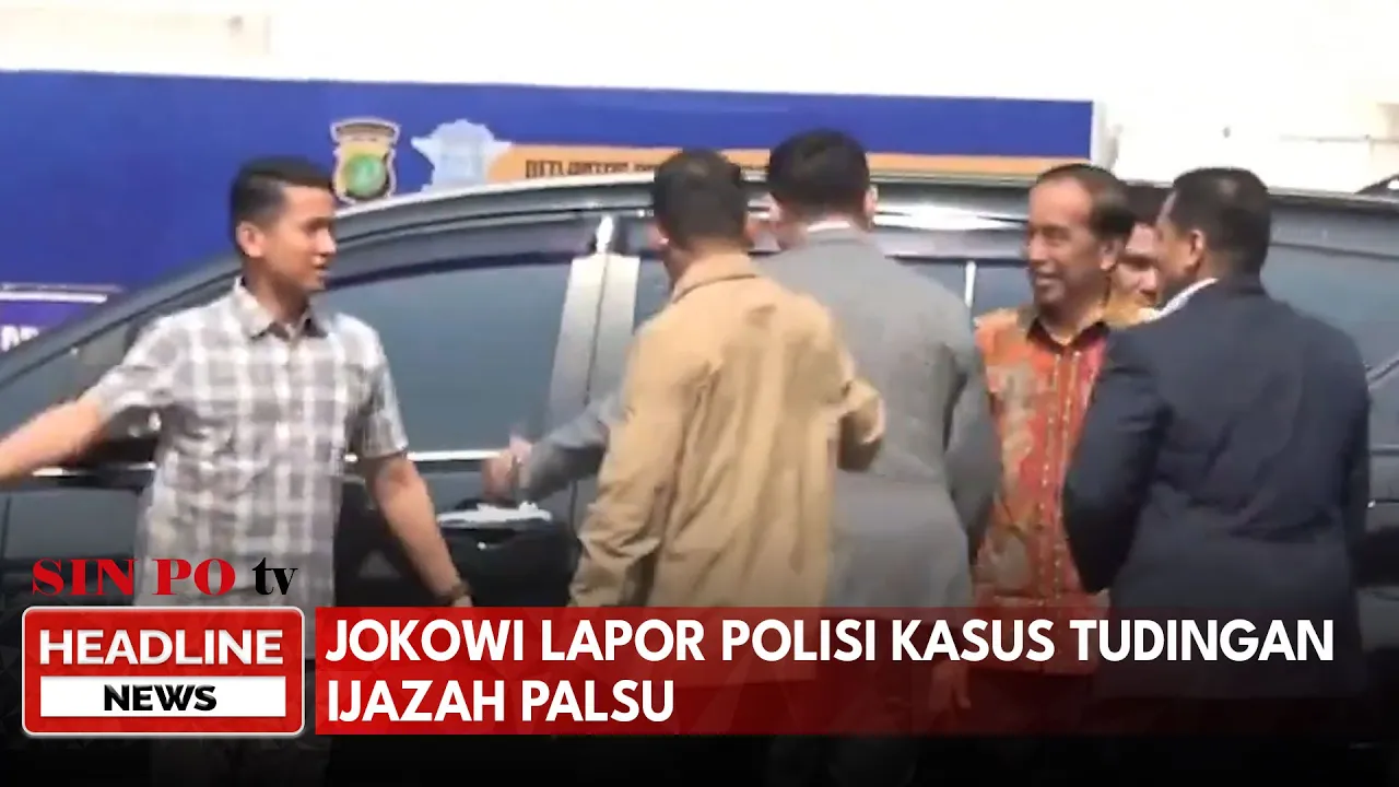 Joko Widodo Laporkan Kasus Tudingan Ijazah Palsu Ke Polda Metro Jaya