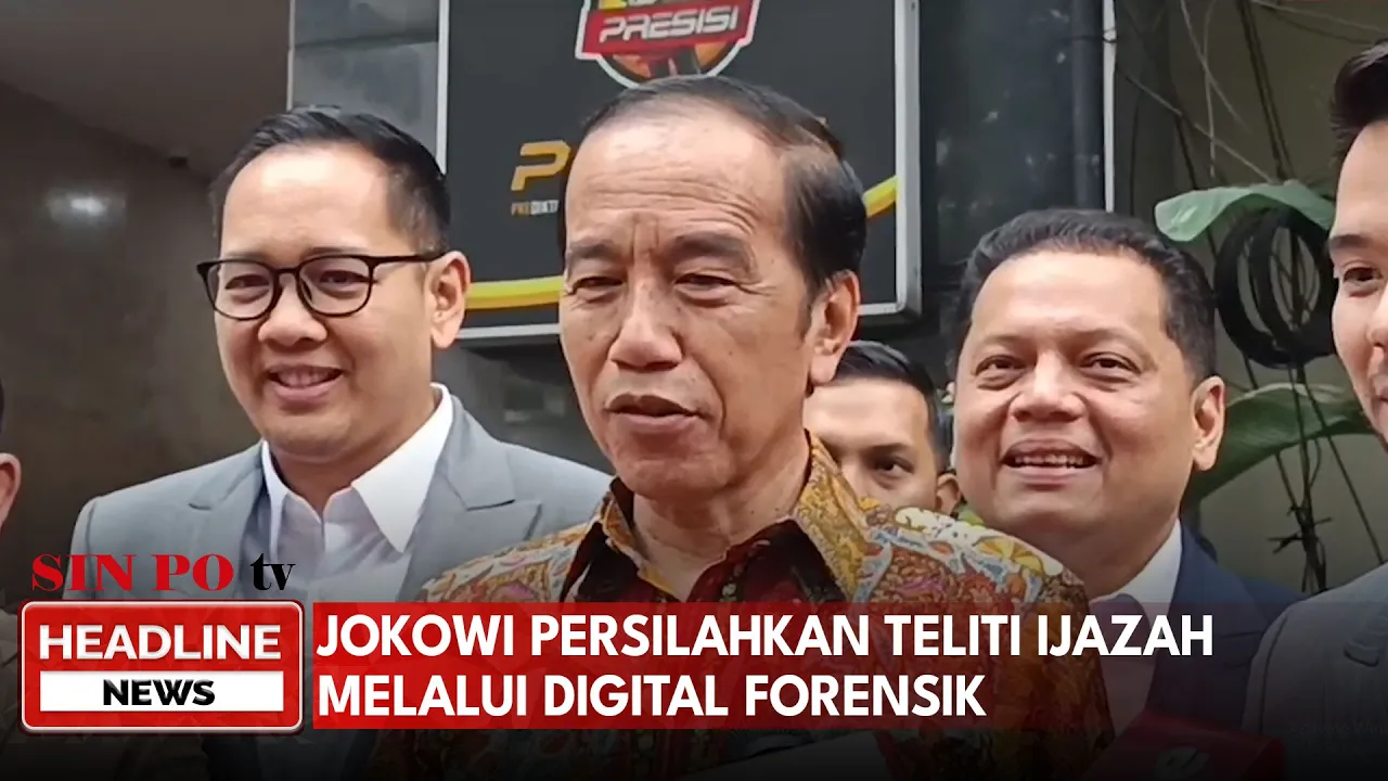 Jokowi Persilahkan Teliti Ijazah Melalui Digital Forensik