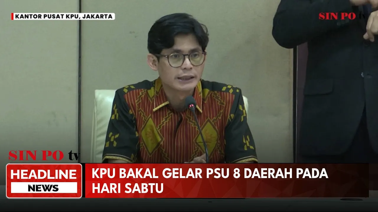 KPU Bakal Gelar PSU 8 Daerah Pada Hari Sabtu
