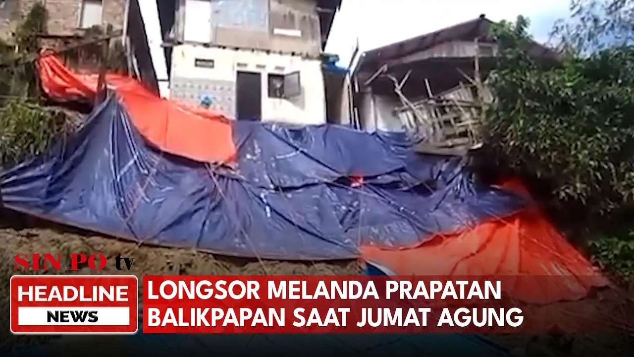 Longsor Melanda Prapatan Balikpapan saat Jumat Agung