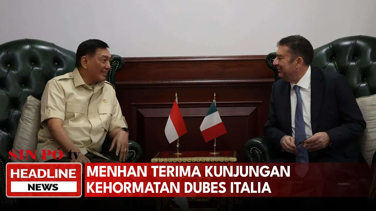 Menhan Terima Kunjungan Kehormatan Dubes Italia