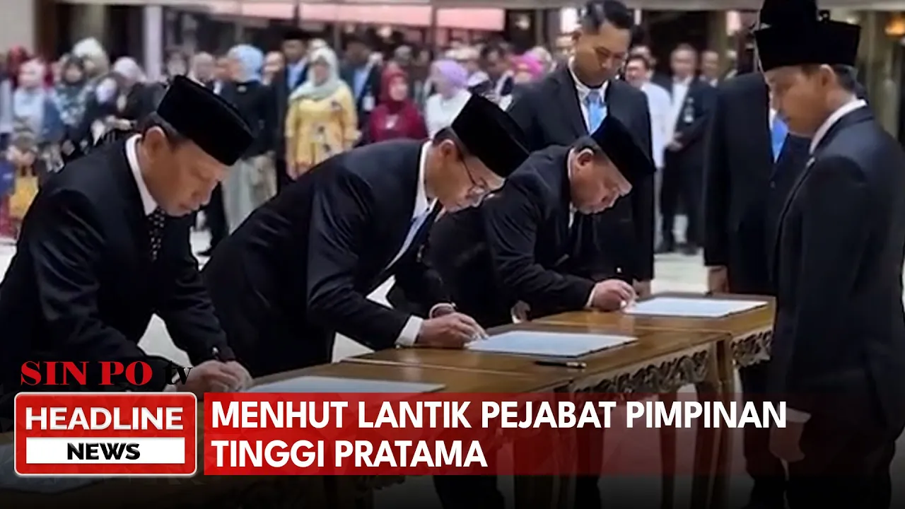Menhut Lantik Pejabat Pimpinan Tinggi Pratama