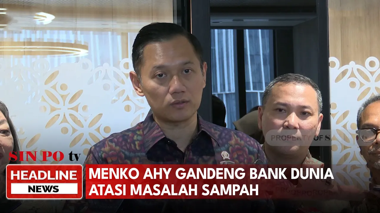 Menko AHY Gandeng Bank Dunia Atasi Masalah Sampah