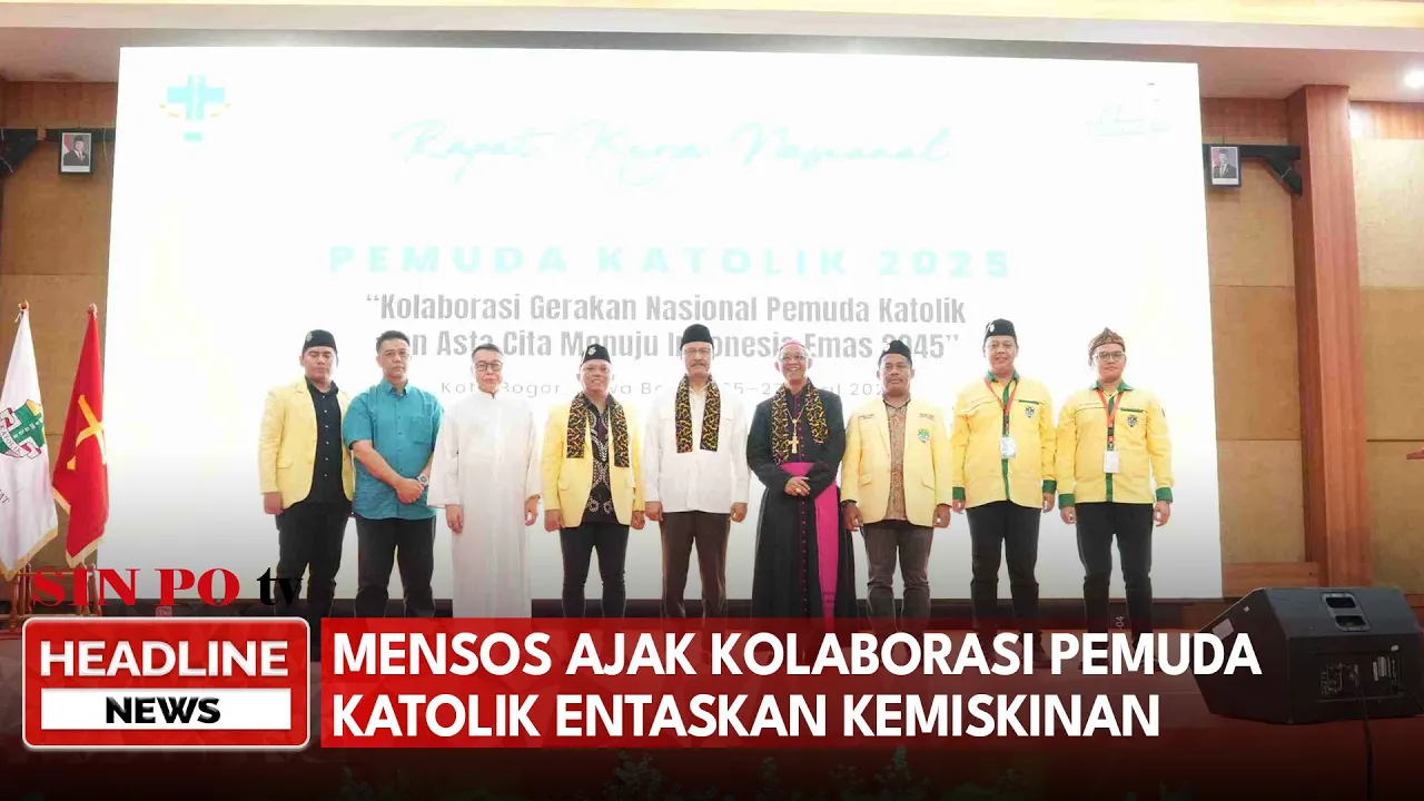 Mensos Ajak Kolaborasi Pemuda Katolik Entaskan Kemiskinan