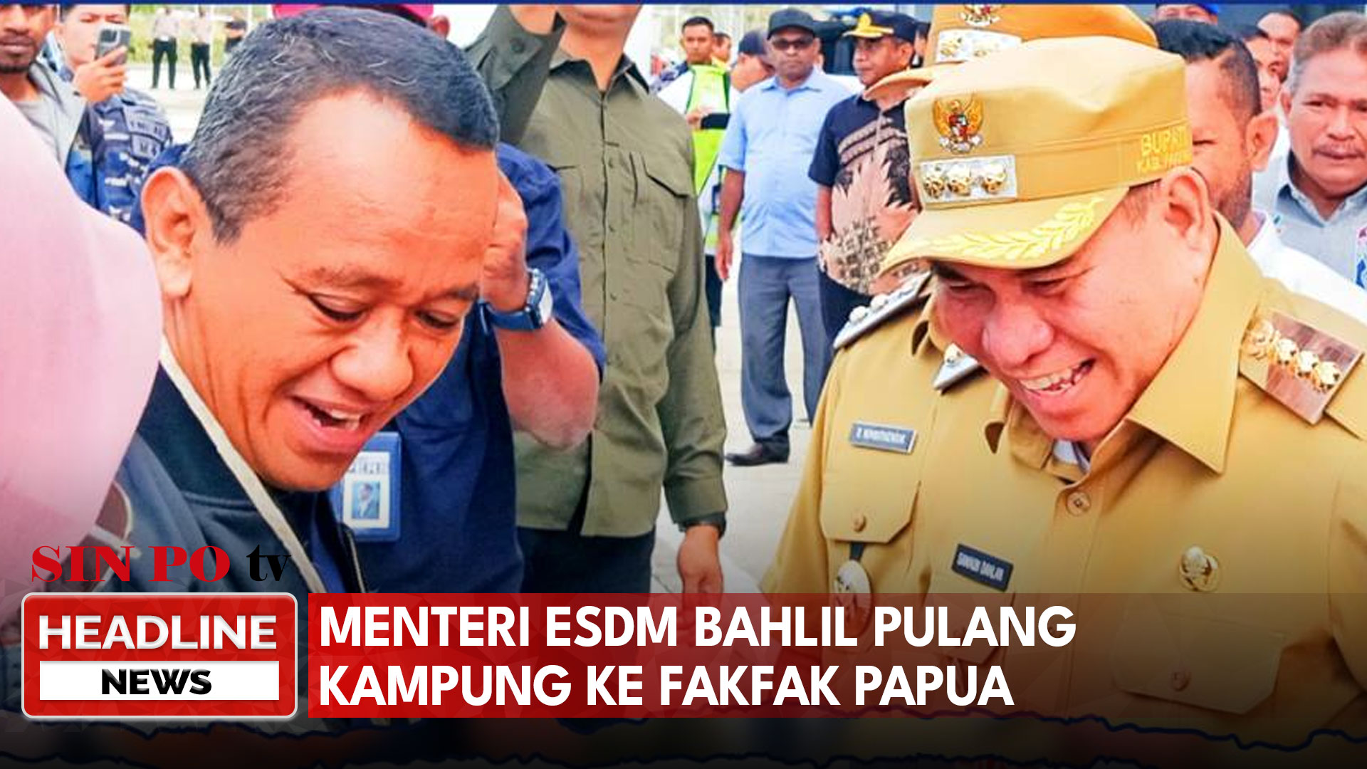 Menteri ESDM Bahlil Pulang Kampung Ke Fakfak Papua