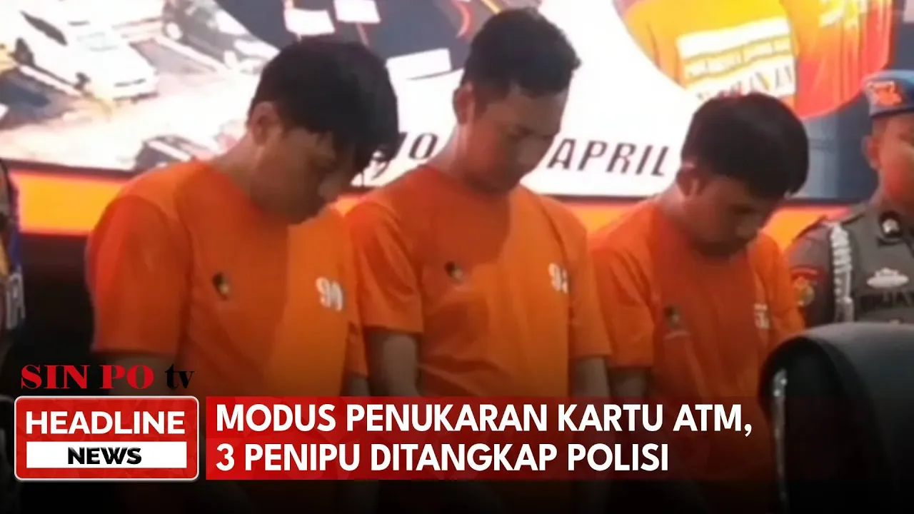 Modus Penukaran Kartu ATM, 3 Penipu Ditangkap Polisi