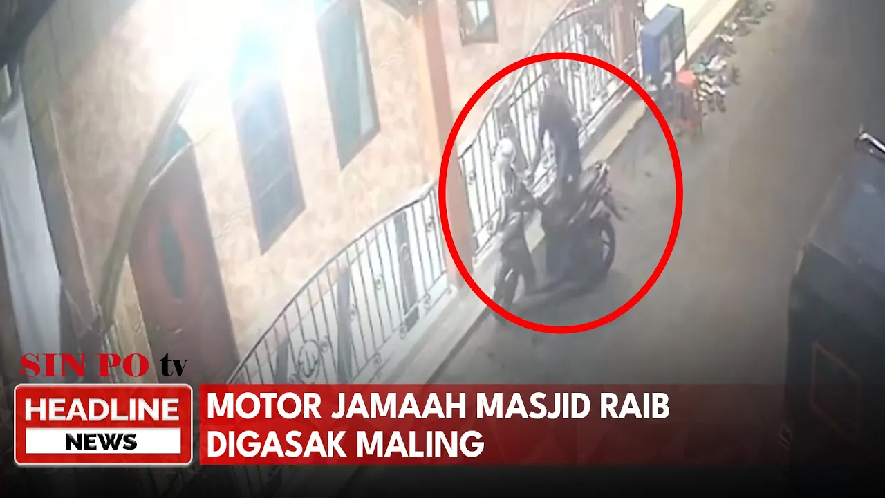 Motor Jamaah Masjid Raib Digasak Maling