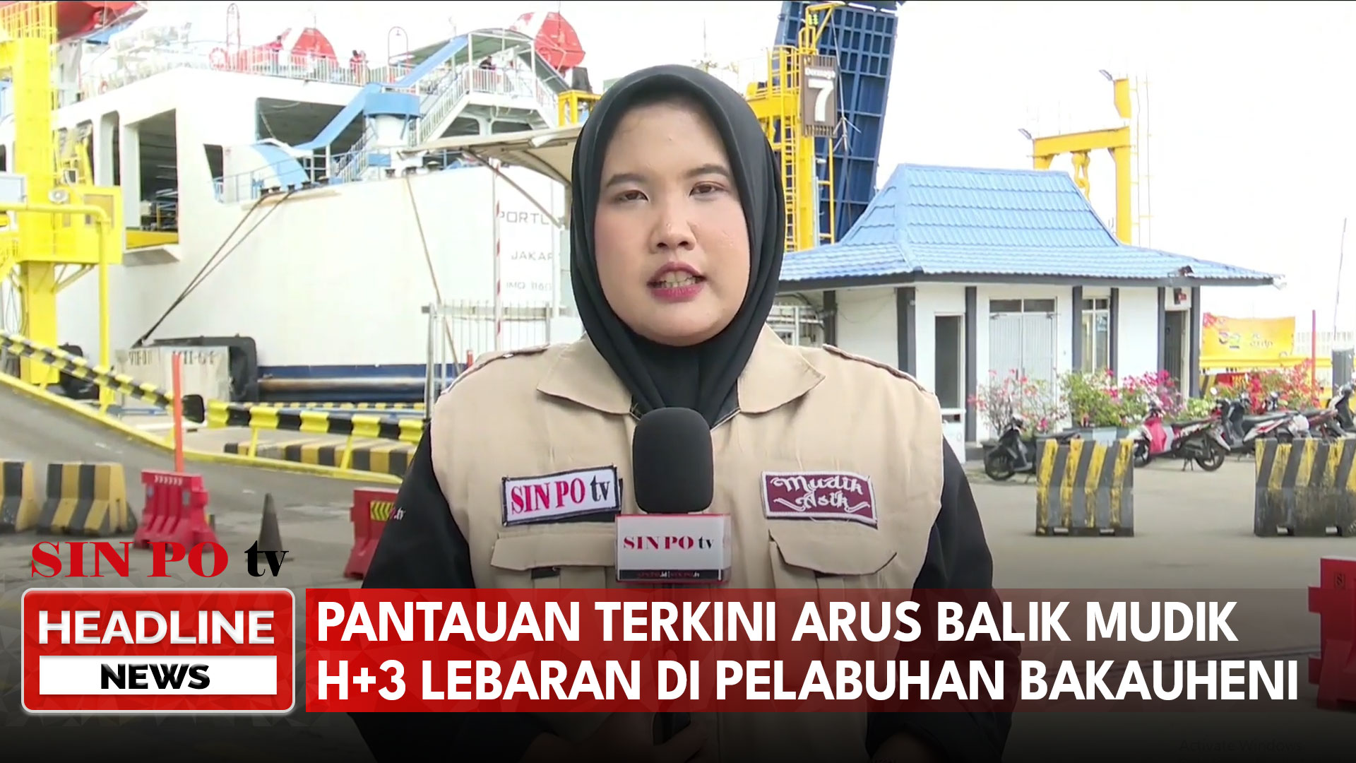 Pantauan Terkini Arus Balik Mudik H+3 Lebaran Di Pelabuhan Bakauheni | Mudik Asik